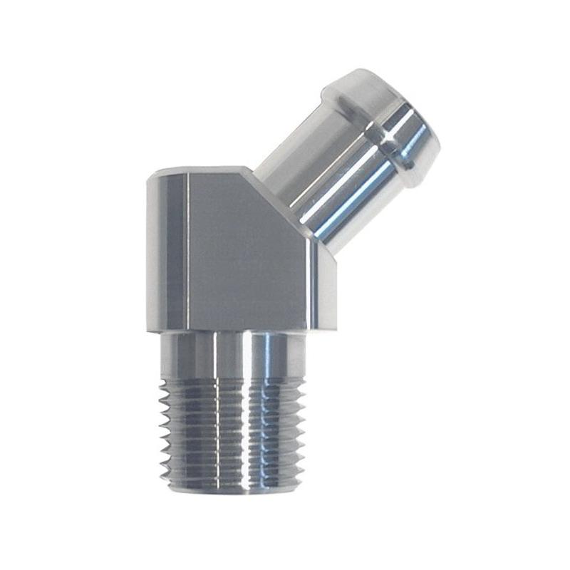 Performance Stainless Steel 45 degree Heater Hose Fitting