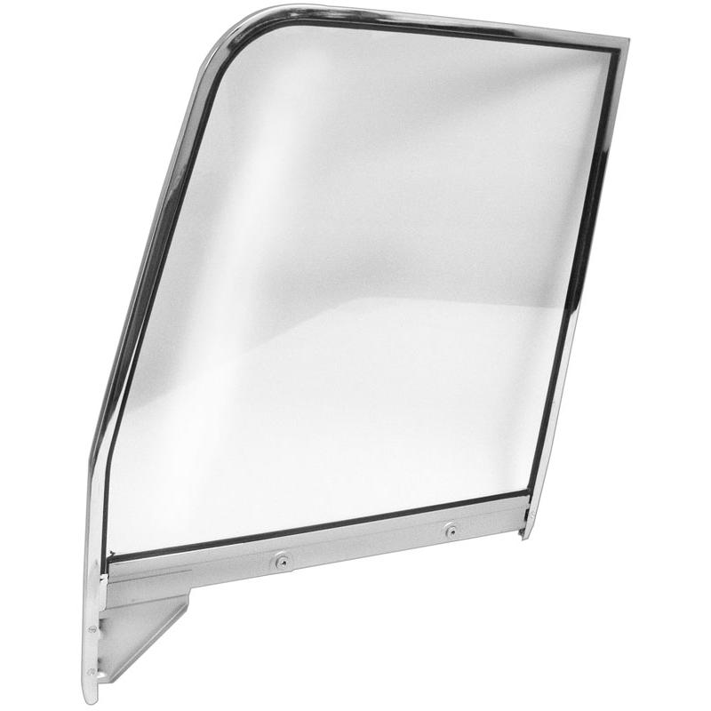 Door Window Frame w/ Glass - 55-59 Chevy & GMC Pickup