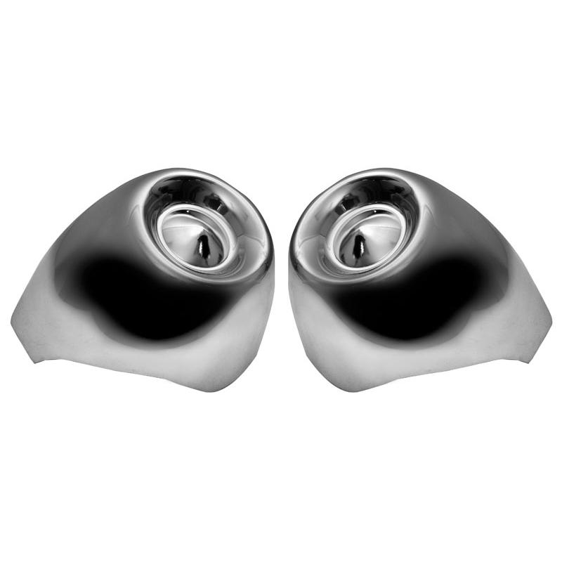 Front Chrome Bumper Guards - 55-59 Chevy Pickup