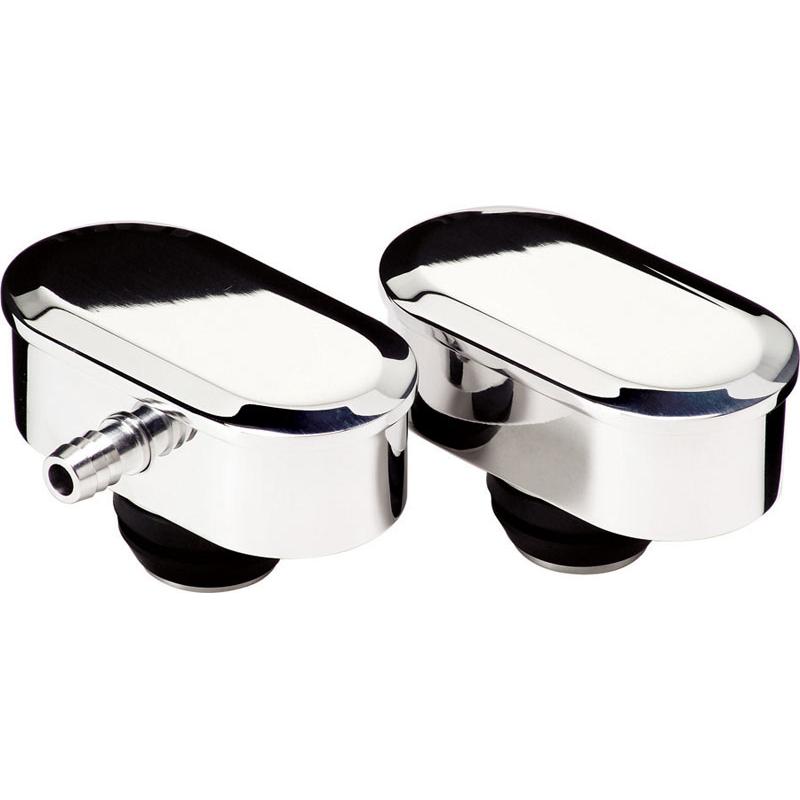 Billet Specialties Oval Plain Valve Cover Breathers