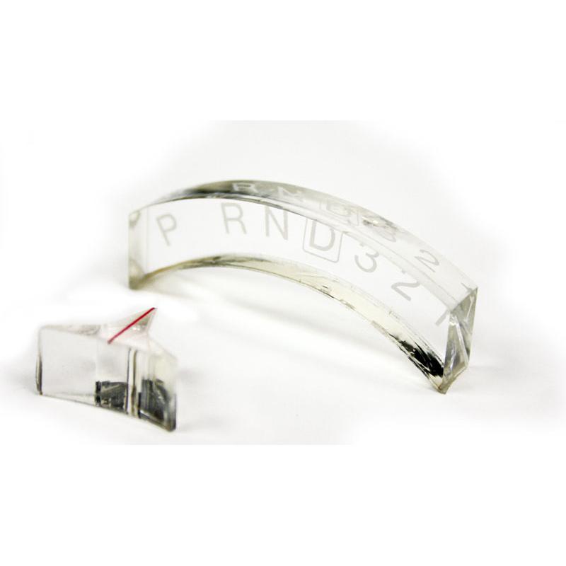 Ididit Acrylic Shift Indicator w/ Pointer