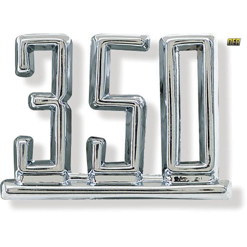 Front Fender Emblem - 350 67 Camaro SS, 66-67 Nova