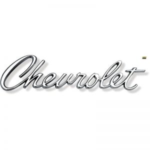 Header or Trunk Emblem - 'Chevrolet' - 67-69 Camaro
