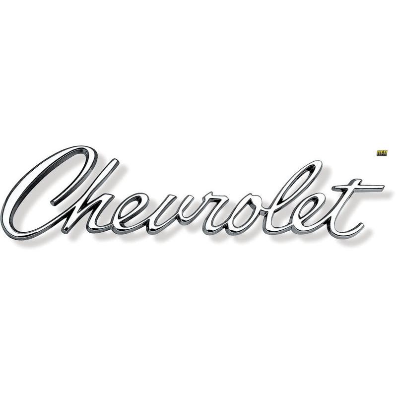 Header or Trunk Emblem - 'Chevrolet' - 67-69 Camaro