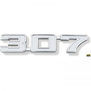 Front Fender Emblem - 69 Camaro w/ 307