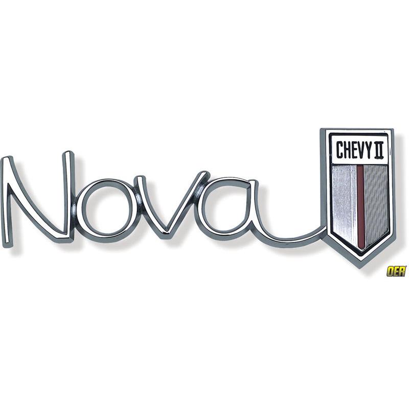 Rear Quarter Panel Emblem - 66-67 Nova