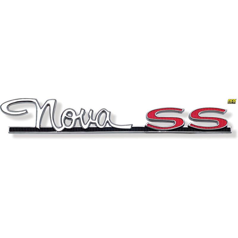 SS Rear Quarter Panel Emblem - 63 Nova Super Sport