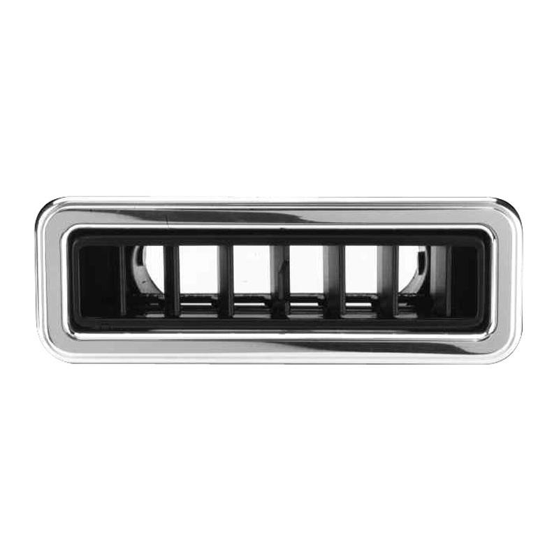Small Streamline Louver w/ Smooth Polished Aluminum Trim