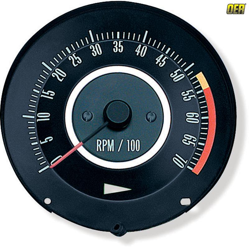 Tachometer - 67 Camaro w/ 350 or 396 (325hp)
