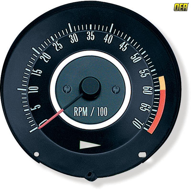 Tachometer - 67 Camaro Z28 or w/ 396 (375hp)