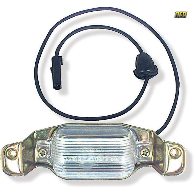 License Plate Light Assembly - 67-68 Camaro, 66-72 Nova, 66-68 Chevelle