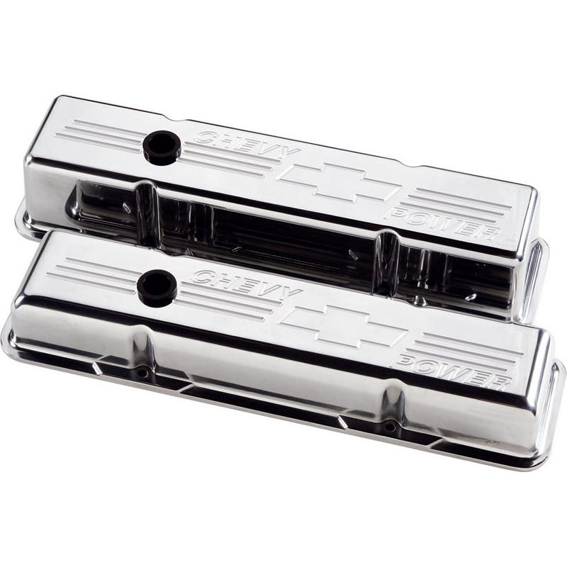 Billet Specialties Chevy Power Valve Covers - Chevy Small Block