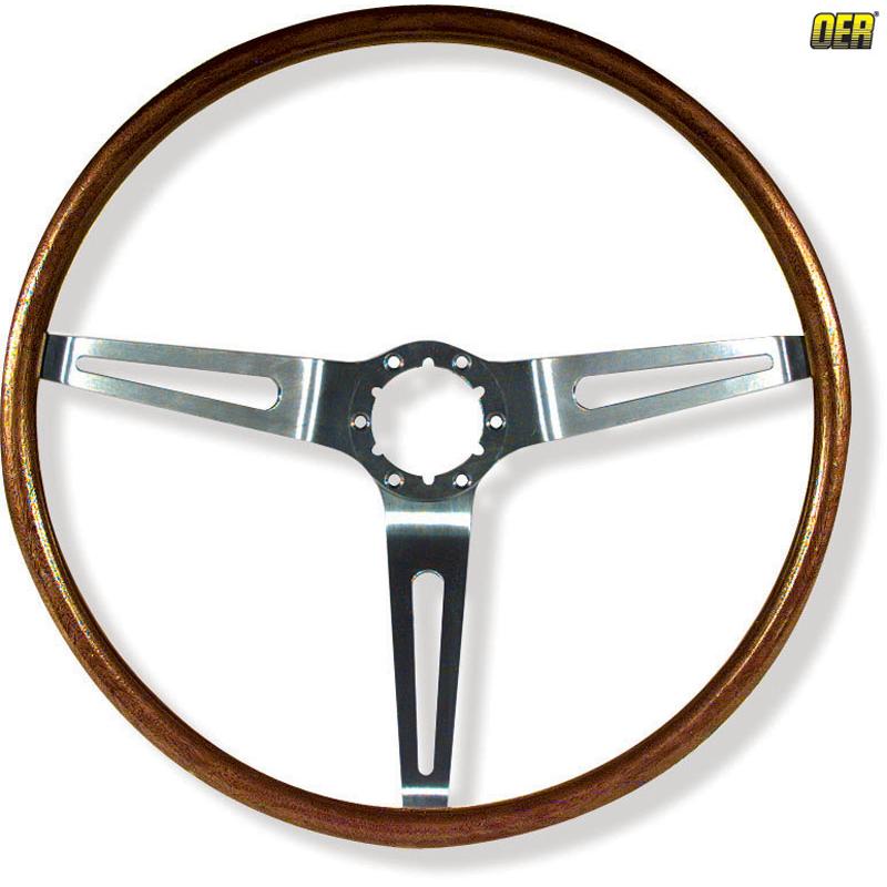 Steering Wheel - Walnut Wood - 67-69 Camaro