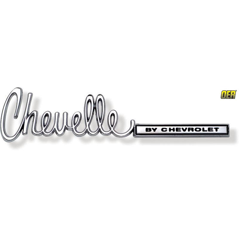 Trunk Lid Emblem - 71-72 Chevelle