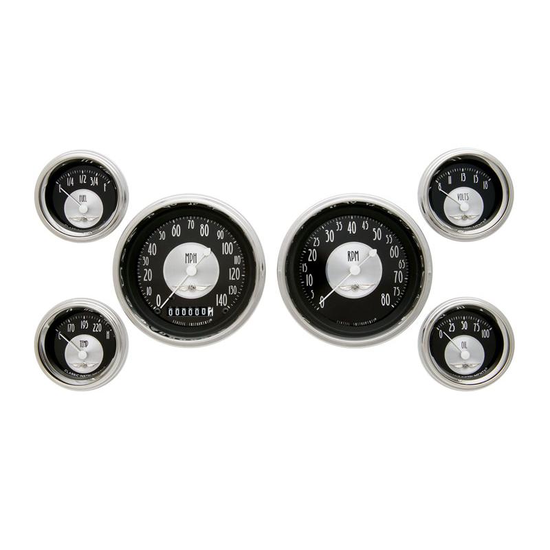 Classic Instruments All American Traditional - 6 Gauge Set