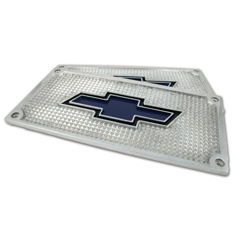 Bowtie Aluminum Running Board Step Plates