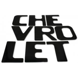 Stepside Black Tailgate Letters - 54-87 Chevy Pickup