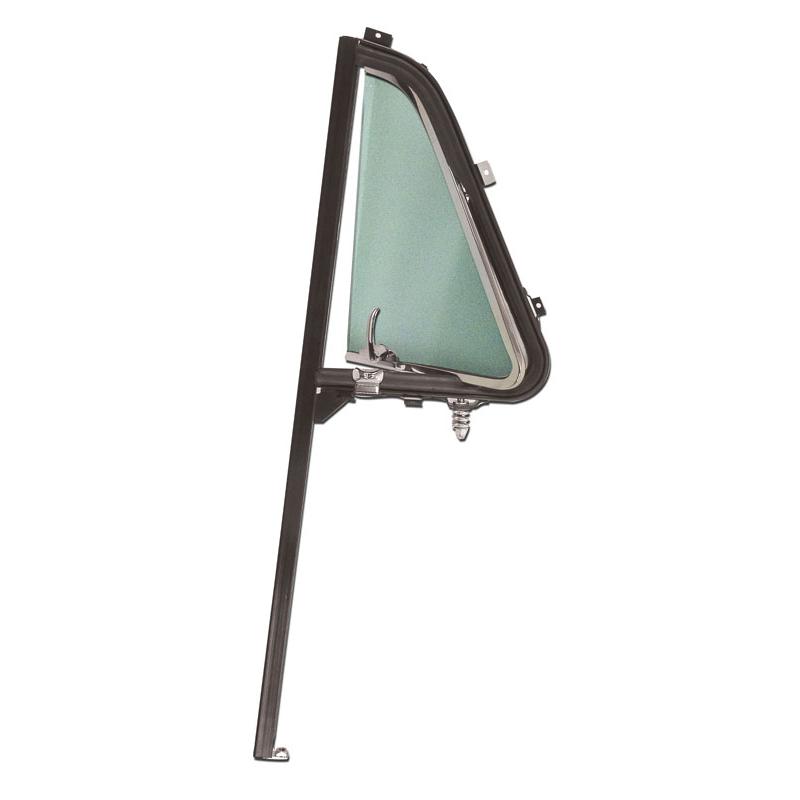 Vent Window Assembly - LH - Chrome - 47-54 Chevy Pickup
