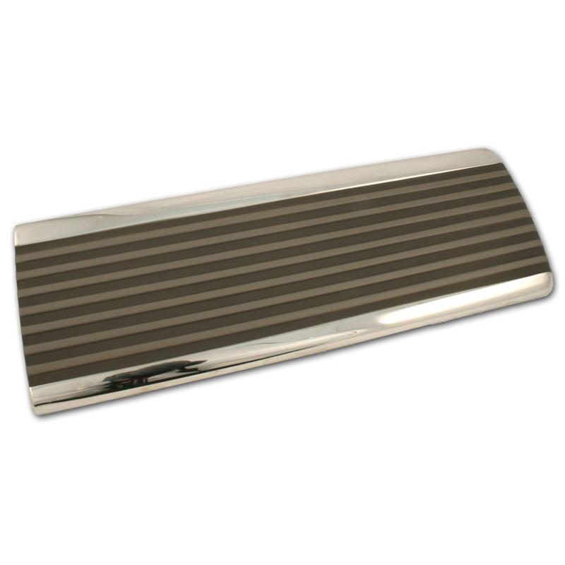 Glove Box Door - Stainless w/ Painted Details - 47-54 Chevy Pickup