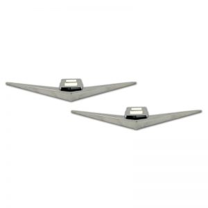 Front Fender Emblems - 'V-8' - 55-59 Chevy Pickup
