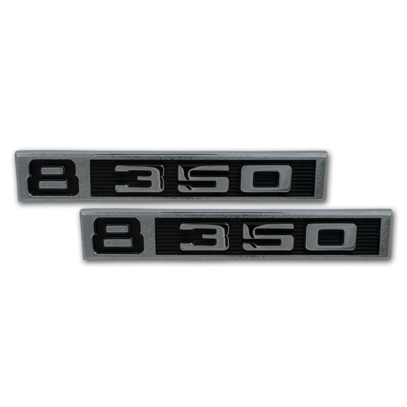 Front Fender Emblems - '350' - 67-72 Chevy Pickup