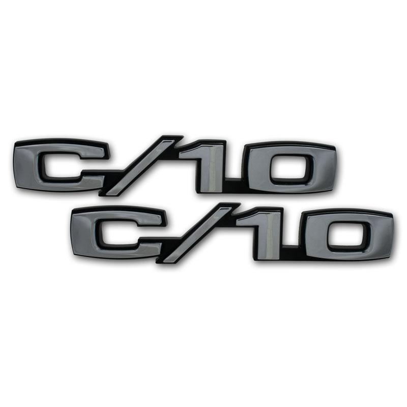 Front Fender Emblems - 'C/10' - 67-72 Chevy Pickup
