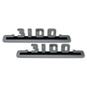 Hood Side Emblems - 3100 - 47-54 Chevy Pickup