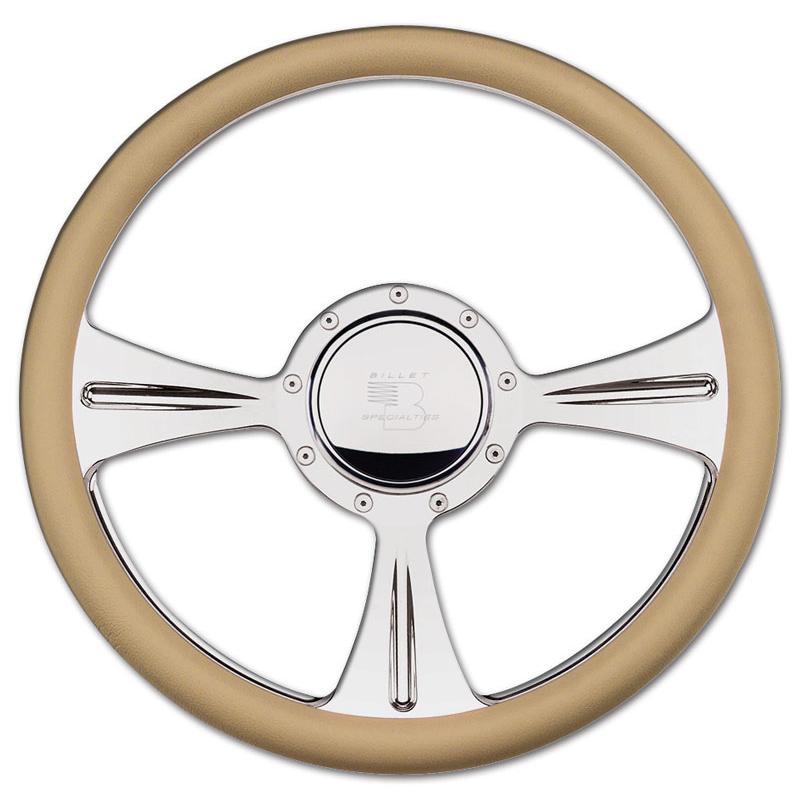 Billet Specialties GTX01 Half-Wrap Steering Wheel 1 Billet Specialties GTX01 Half-Wrap Steering Wheel