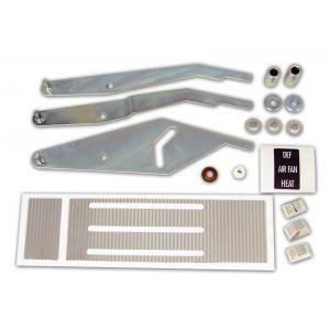 Chrome Heater Control Lever Kit w/o A/C - 67-72 Chevy Pickup