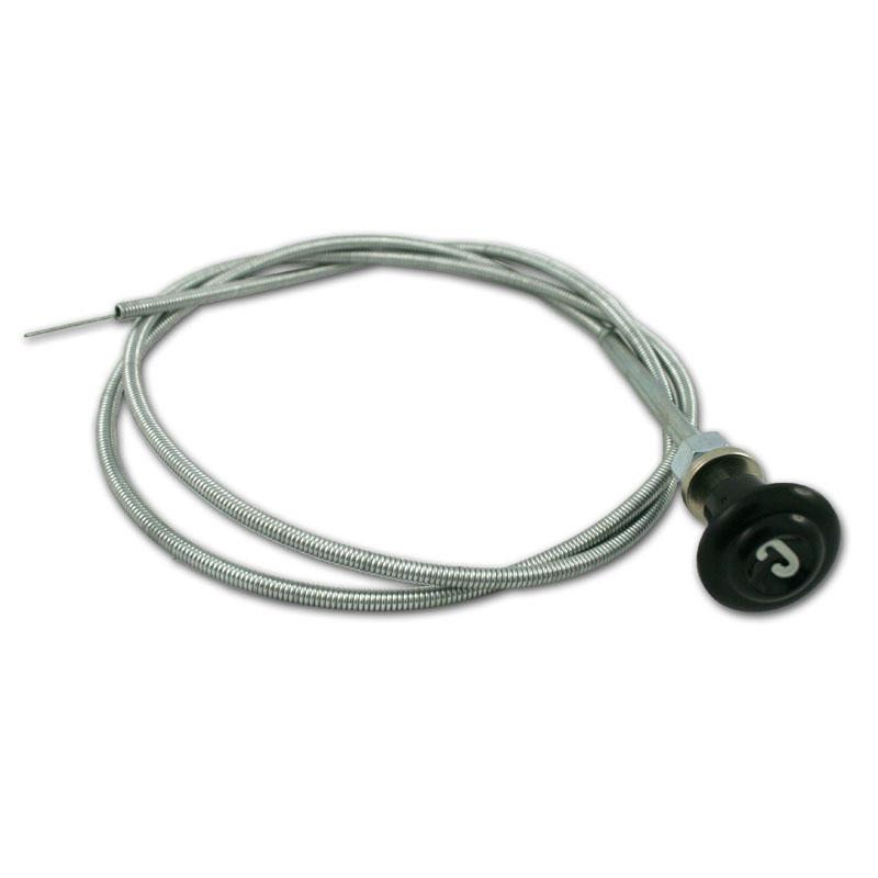 Choke Cable w/ Black Knob - 55-59 Chevy Pickup