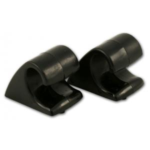 Sunvisor Hook Brackets - Black - 67-72 Chevy Pickup
