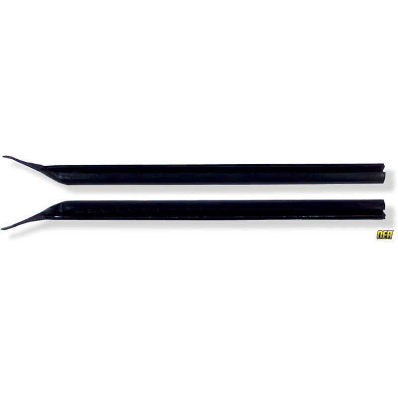 Standard Quarter Window Vertical Seals (Rubber Style) - 67-69 Camaro & Firebird