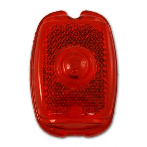 Tail Light Lens - Plastic - 37-52 Chevy Fullsize, 40-53 Chevy & GMC Pickup