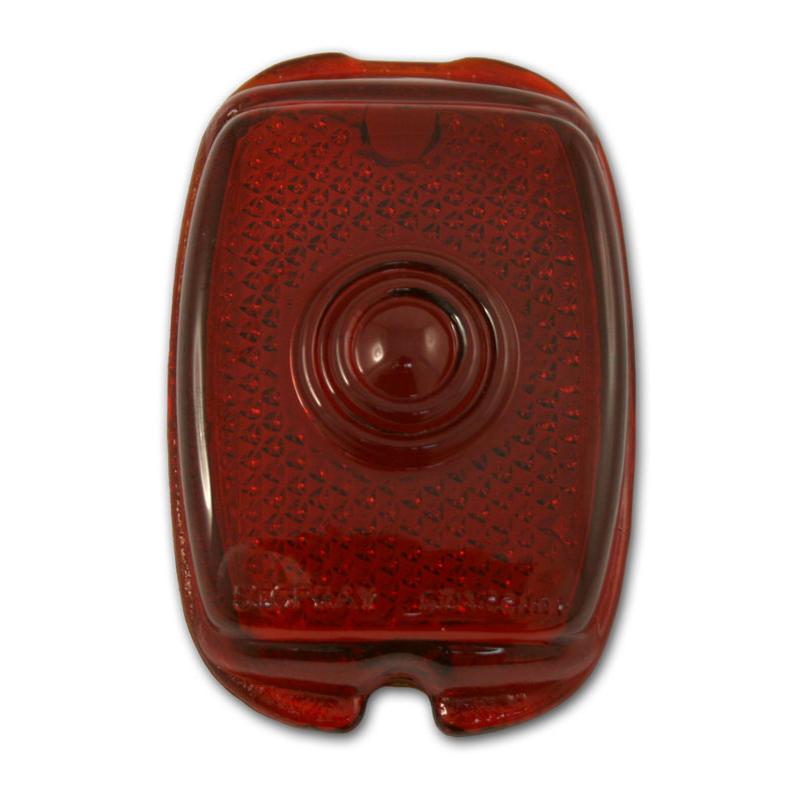 Tail Light Lens - Glass - 37-52 Chevy Fullsize, 40-53 Chevy & GMC Pickup