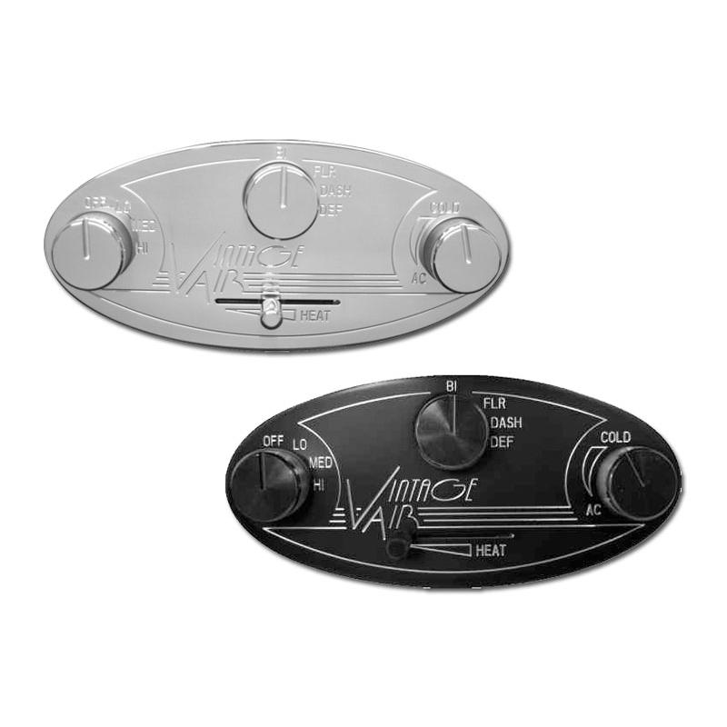 Vintage Air Gen II Streamline Oval Control Panel