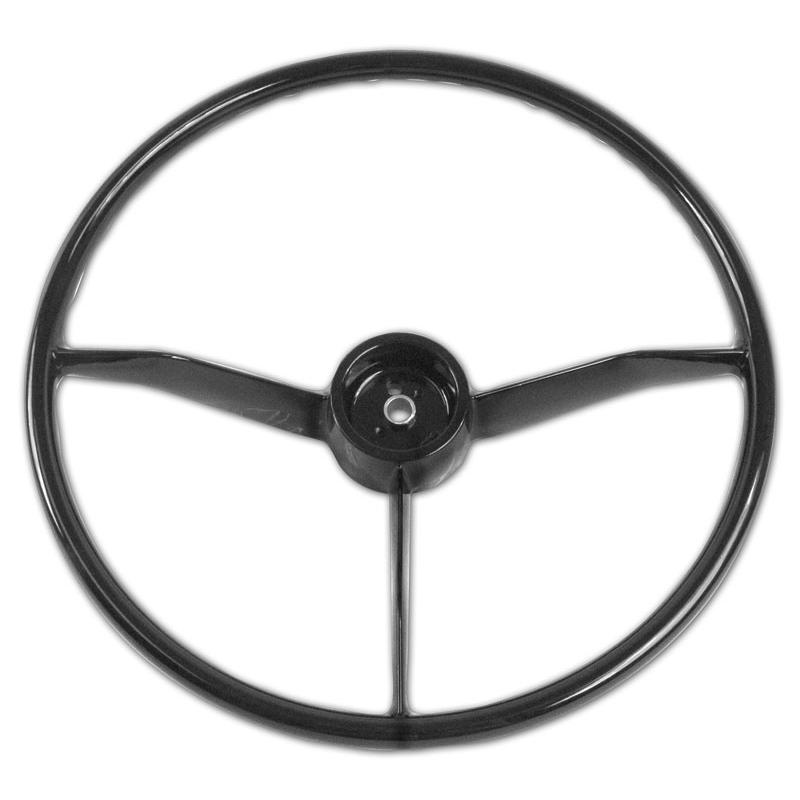 Steering Wheel - Black - 55-59 Chevy Pickup