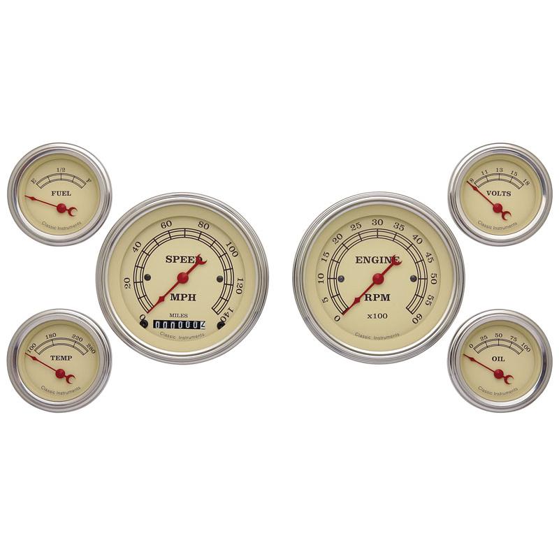 Classic Instruments Vintage Series - 6 Gauge Set