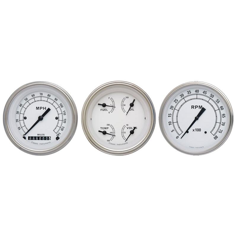 Classic Instruments Classic White Series - 3-3/8