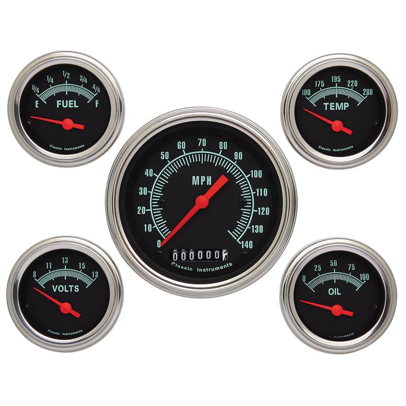 Classic Instruments G-Stock Series - 5 Gauge Set