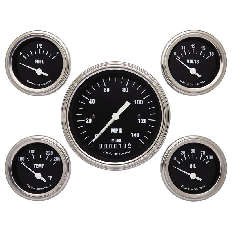Classic Instruments Hot Rod Series - 5 Gauge Set
