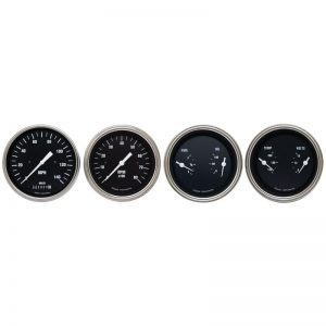 Classic Instruments Hot Rod Series - 3-3/8" 4 Gauge Set