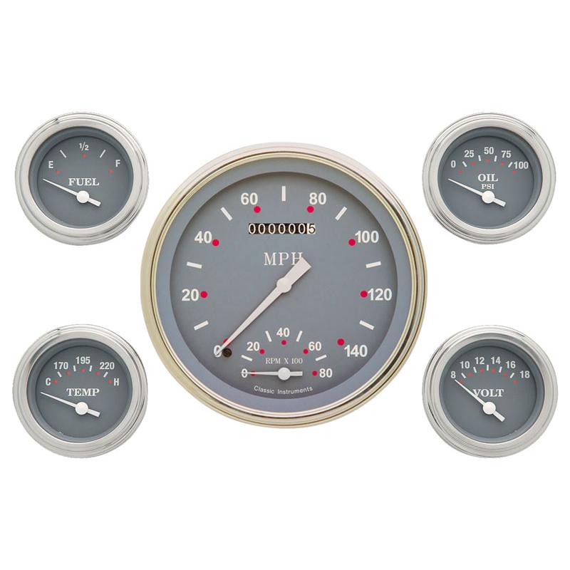 Classic Instruments SG Series - 5 Gauge Set w/ SpeedTachular