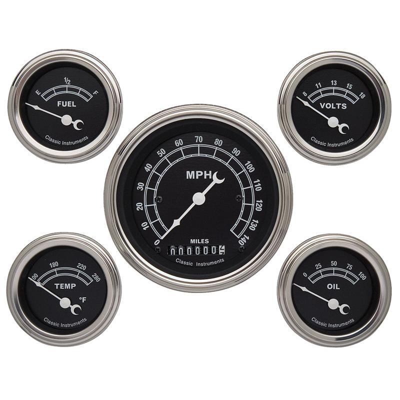 Classic Instruments Traditional Series - 5 Gauge Set 1 Classic Instruments Traditional Series - 5 Gauge Set