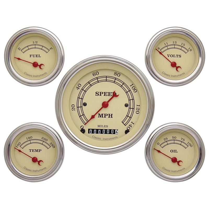 Classic Instruments Vintage Series - 5 Gauge Set