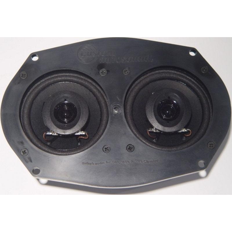Dual Front Speakers - 55-60 Chevy Fullsize 1 Dual Front Speakers - 55-60 Chevy Fullsize