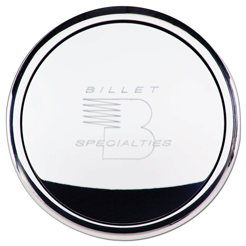 Billet Specialties Small Horn Button with Logo