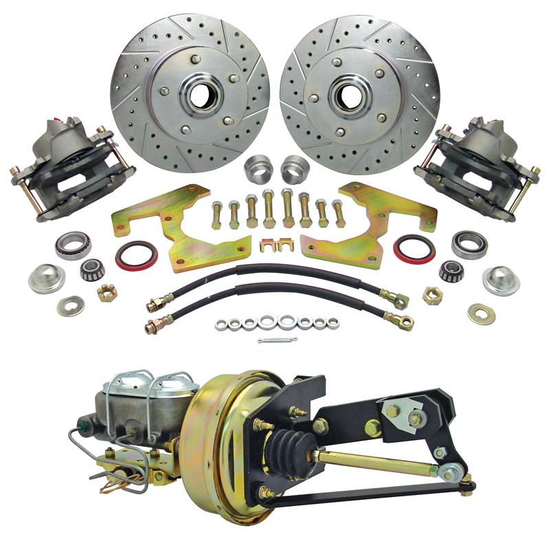 Front 5-Lug Disc Brake Conversion Kit - 55-59 Chevy & GMC Pickup