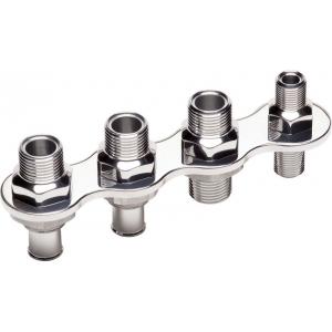 Billet Specialties Inline A/C & Heater Bulkhead (Push-On)