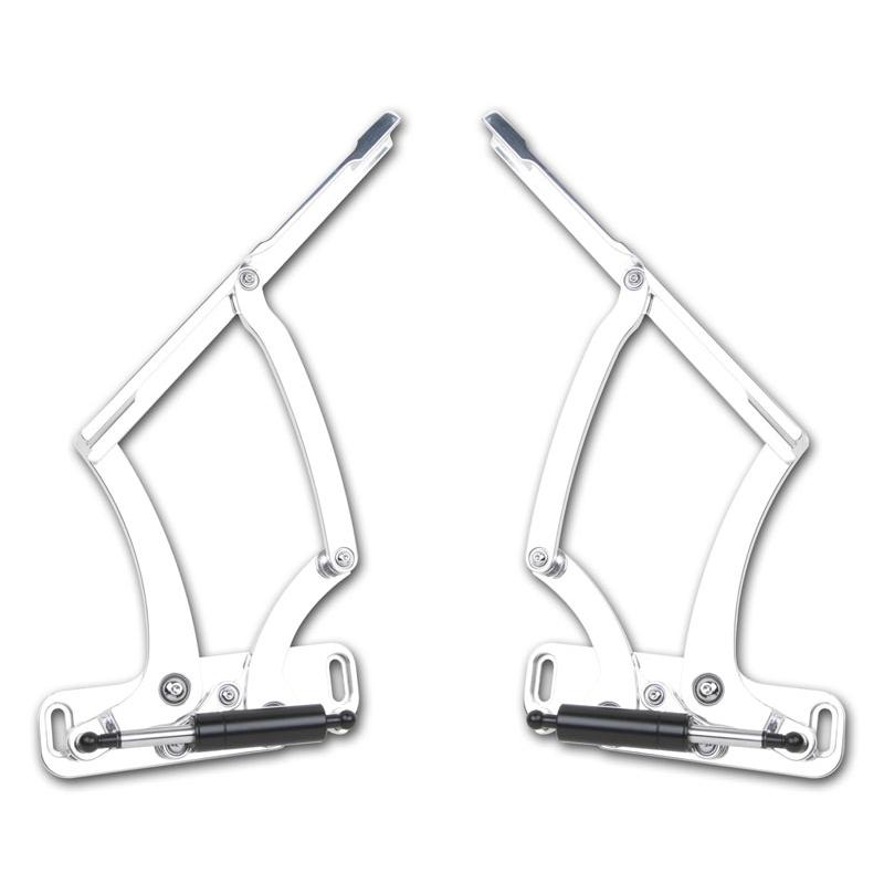 Fesler Billet Hood Hinges - 66-67 Nova