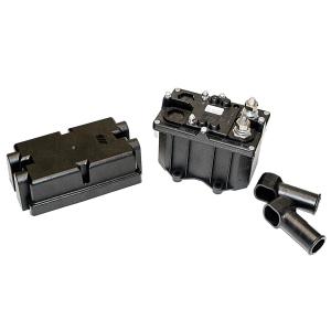 Flaming River Electro-Wizard Battery Switch 12 Volt Insulated Solenoid w/Battery Terminal Covers/Plastic Cover